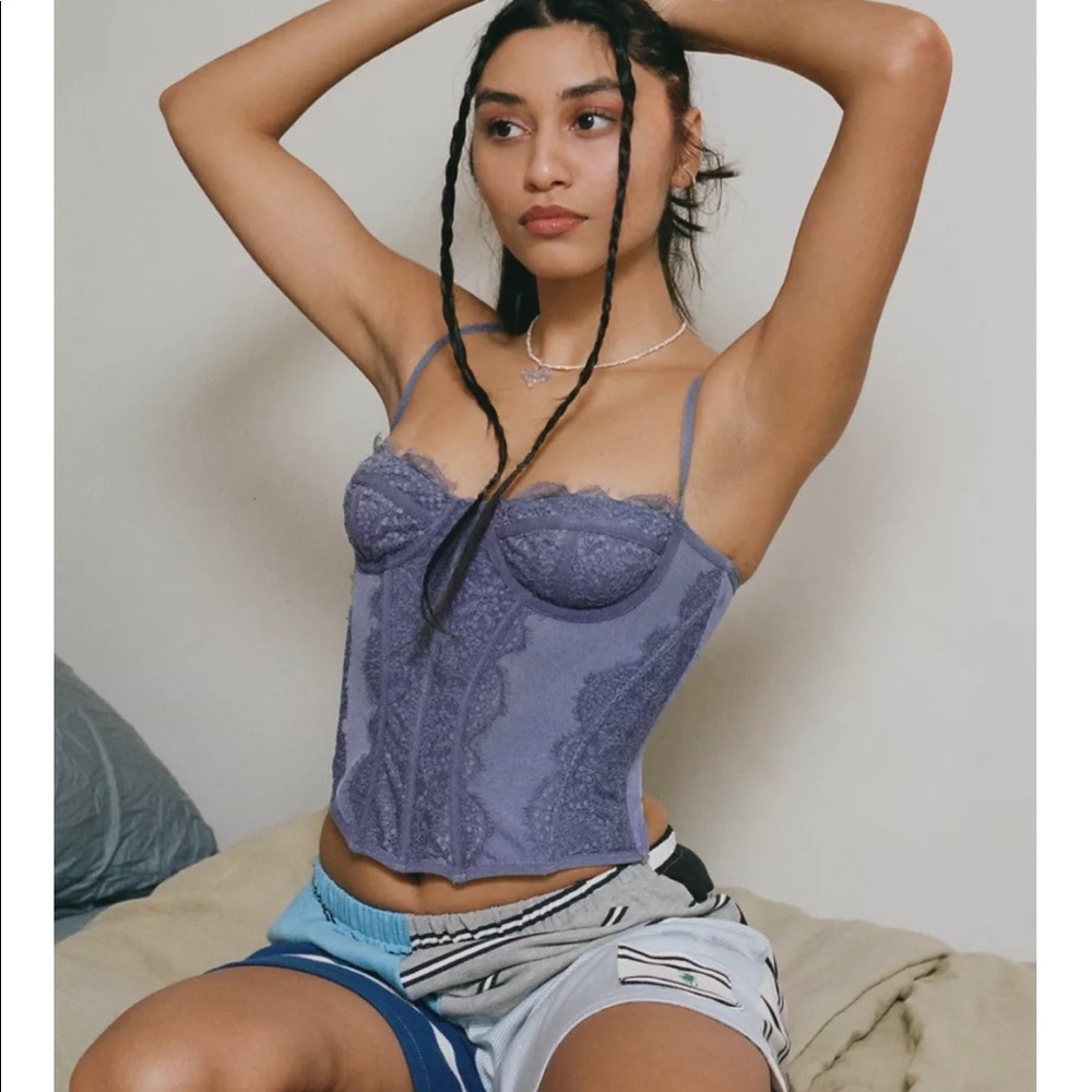 Blue urban outfitters corset. Brand new never worn. Price is flexible!